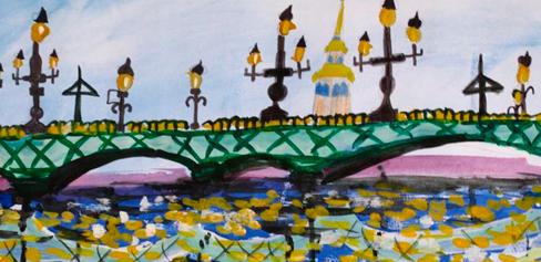 Мостов изогнуты ресницы